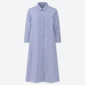 🔸Women’s A-Line Cotton Shirt Dress